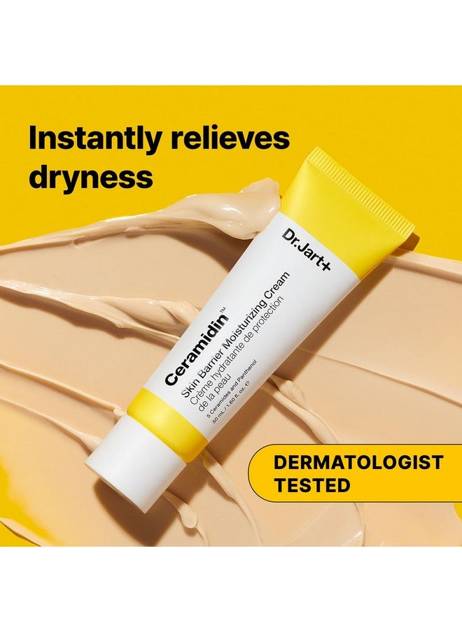 Dr.Jart+ - Dr.Jart+ Ceramidin Skin Barrier Face Cream Moisturizer For Dry Skin with Ceramides and Panthenol | Korean Skin Care, 0.5 Fl Oz - Image 1