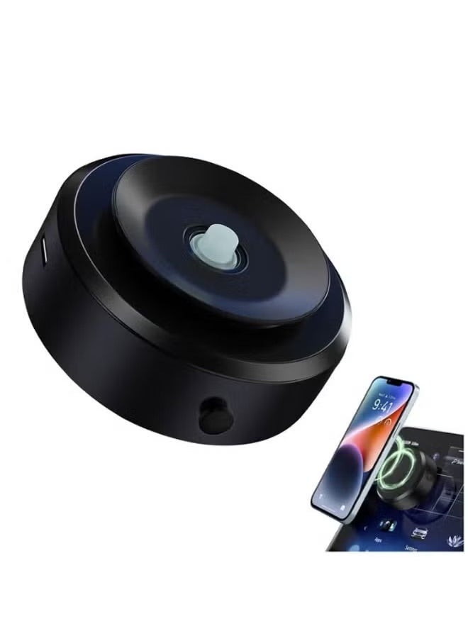 ELTRAZONE Electric Vacuum Magnetic Phone Holder for Car – 65kPa Suction, 360° Rotation, USB-C Rechargeable Windshield/Dashboard Mount with 1.5KG Grip | Universal Mount for iPhone, Android & Tablets – Zinc Alloy & ABS - Image 1