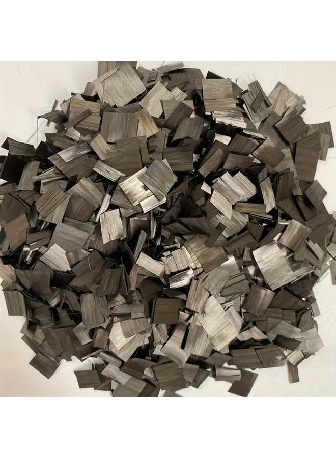 Chopped Carbon Fiber Short Cut Pieces 12mm 100g Forging Patterns DIY Car Repair - Image 2