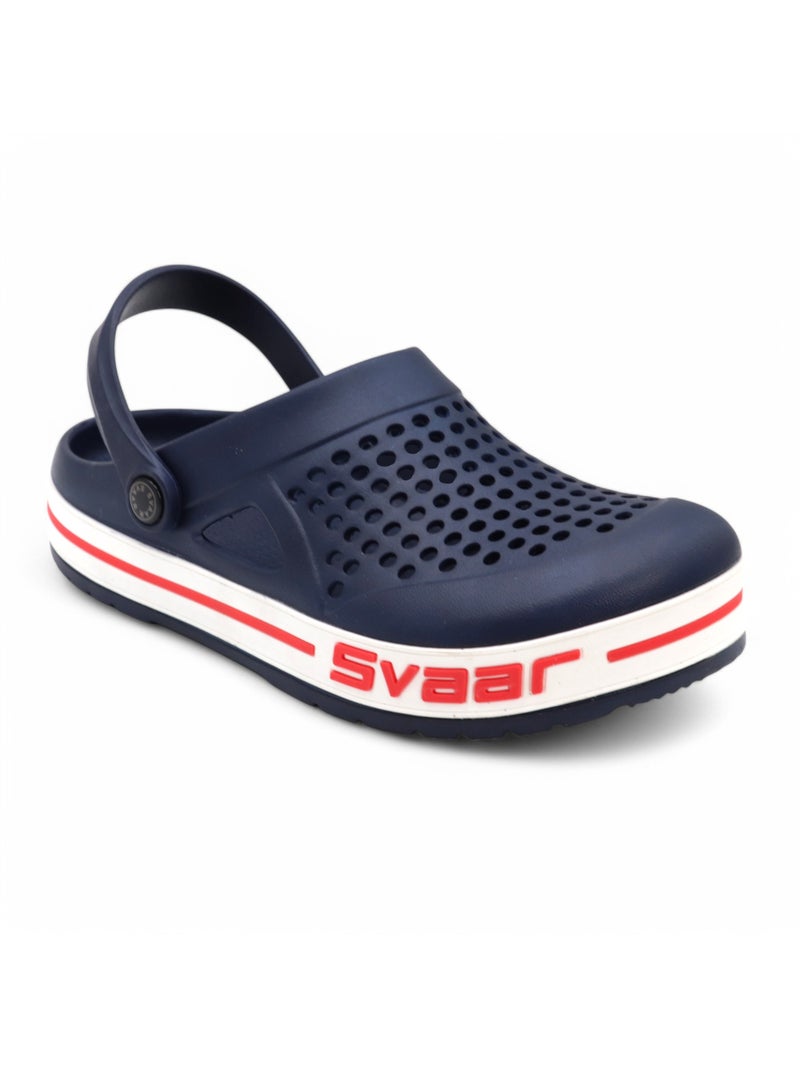 Svaar Men’s Lightweight Comfort Clogs Breathable Sandals with Adjustable Back Strap - Image 1
