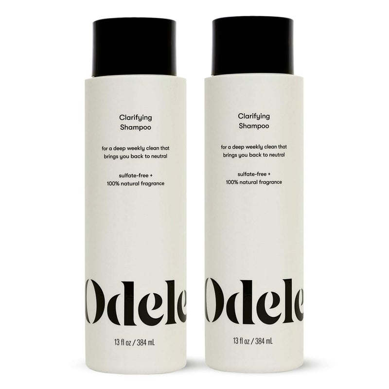 Odele Clarifying Sulfate-Free Shampoo, a Deep Weekly Clean that Removes Buildup for All Hair Types & Textures, 13 Fl Oz (2-Pack) - Image 1