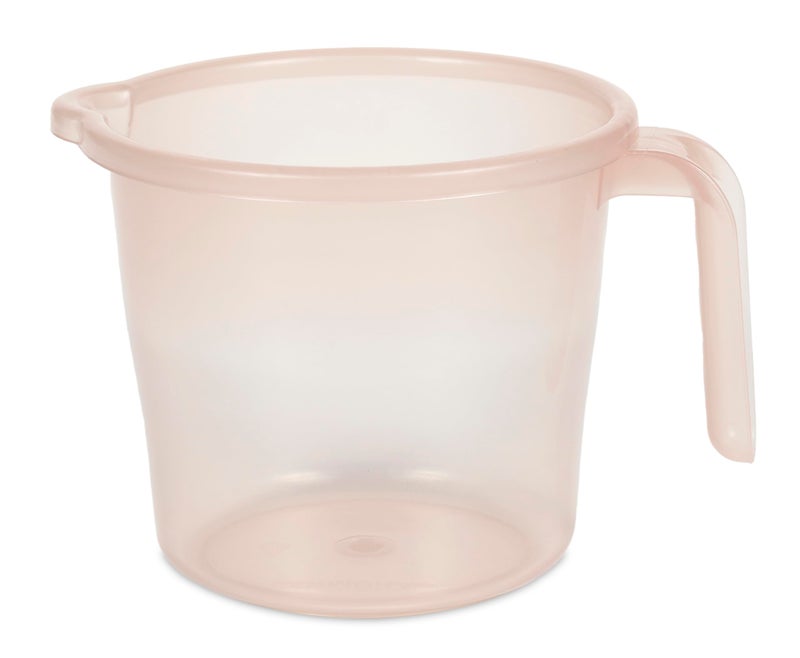 Varmora Bathroom Mug Set Crystal Virgin Plastic 1.5 LTR (Pack of 4) (Tr Orange) - Image 2