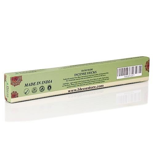 Bless International Bless-French-Vanilla 100%-Natural-Handmade-Hand-Dipped-Incense-Sticks Organic-Chemicals-Charcoal-Free Purification-Relaxation-Positivity-Yoga-Meditation Best-Woods-Scent (25 Sticks (1.4 OZ)) - Image 3