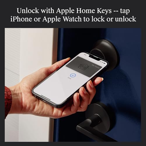Level Smart Lock+ WiFi Deadbolt - World's Smallest Smart Lock - Apple Home Key & Voice Control - Matte Black - Image 5