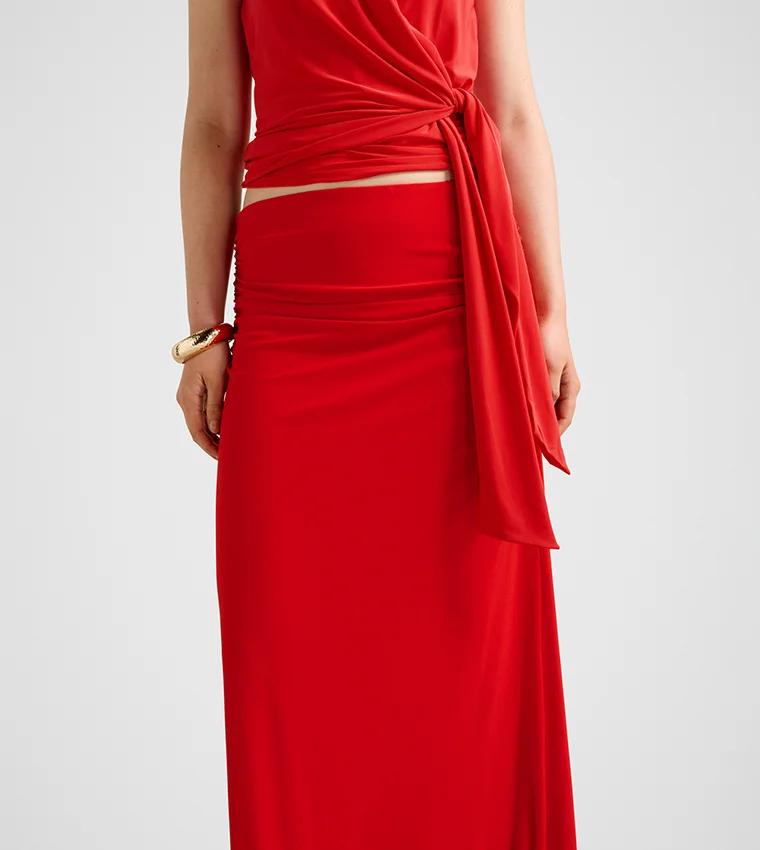 Forever New  Mimi Flute Maxi Skirt for Women | Best Price UAE