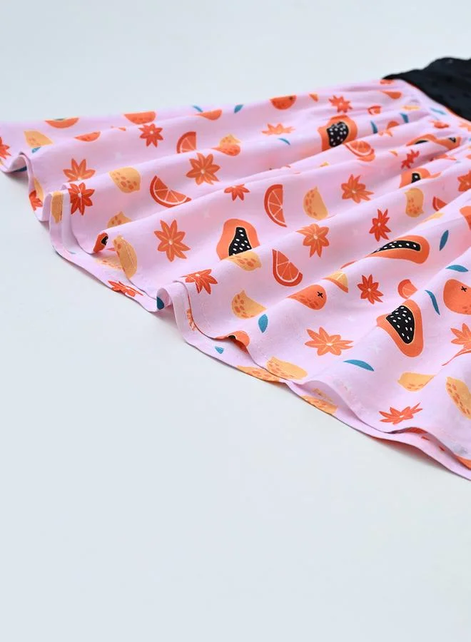 BELLA MODA Printed Cotton Dress