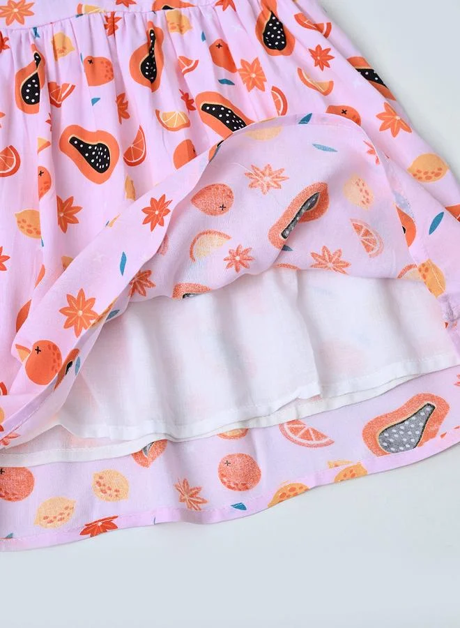 BELLA MODA Printed Cotton Dress