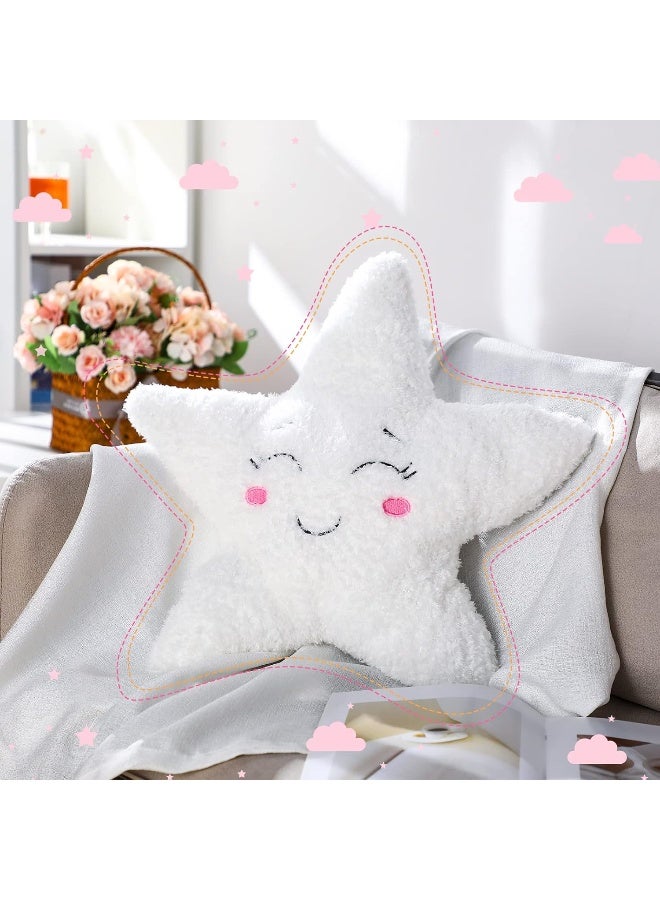 Queekay Sun Rainbow Cloud Moon Star Pillow 3 Pcs Shaped Pillows Decorative Kids Cute Nursery Pillow Cloud Sun Rainbow - Image 4