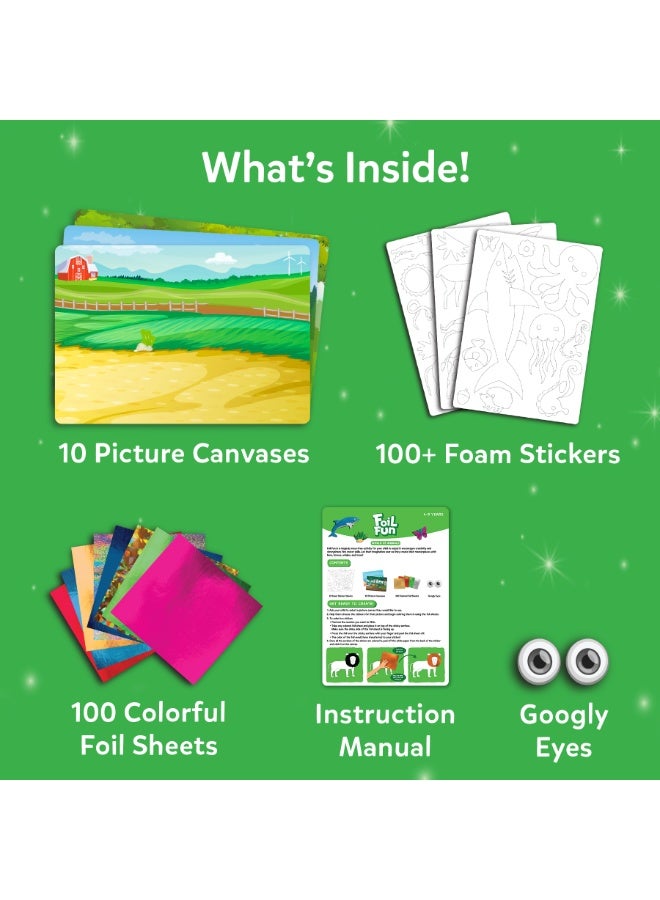 Skillmatics Foil Fun Animals, No Mess Art for Kids, Craft Kits & Supplies, DIY Creative Activity, Gifts for Boys & Girls Ages 4, 5, 6, 7, 8, 9, Travel Toys - Image 3