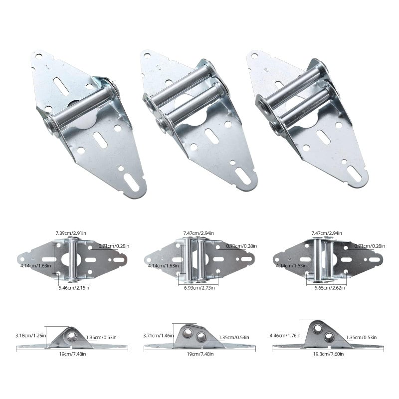 Home Master Hardware HOME MASTER HARDWARE Garage Door Hinge & Roller Tune Up Kit Garage Door Hardware Kit for 16 x 7 or 18 x 7 Door  - Image 5