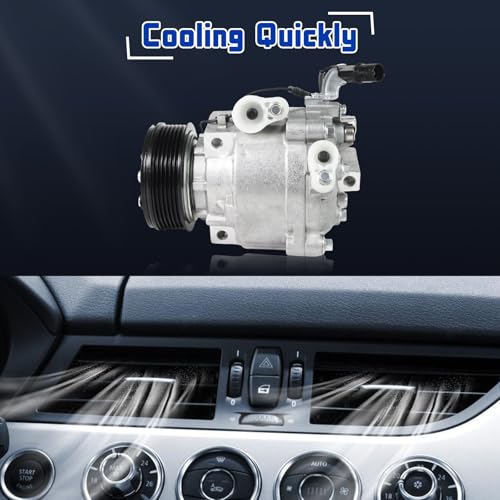 Kessocco CO 29091C 7813A212 AKS200A402C Car AC Compressor with Clutch Replacement for Mitsubishi Lancer Outlander Sport 2008-2015 - Image 3