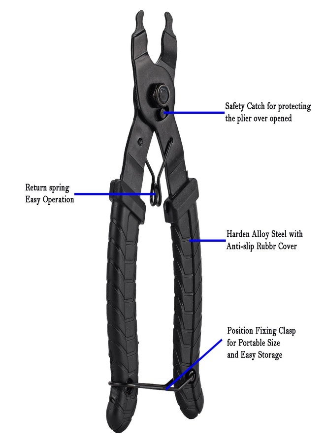 COTOUXKER Bike Chain Tool, Chain Tool with Master Link Plier Chain Breaker and Chain Checker for Bike Chain Link Removal Repair - Image 4