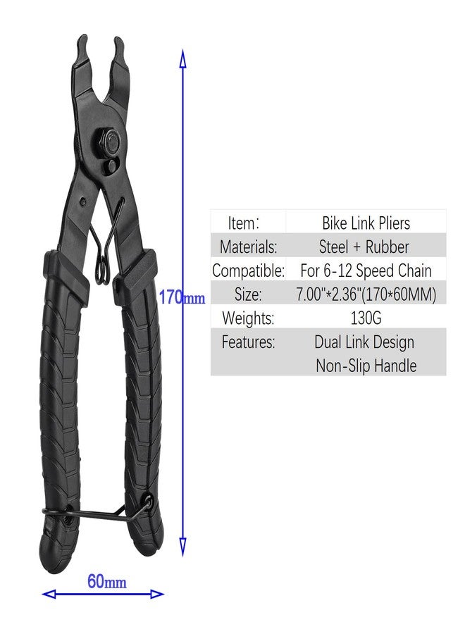 COTOUXKER Bike Chain Tool, Chain Tool with Master Link Plier Chain Breaker and Chain Checker for Bike Chain Link Removal Repair - Image 3