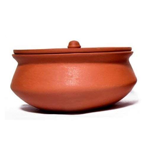Shriyam Craft Clay Curry Pot Multicolor 900 Ml - Image 2