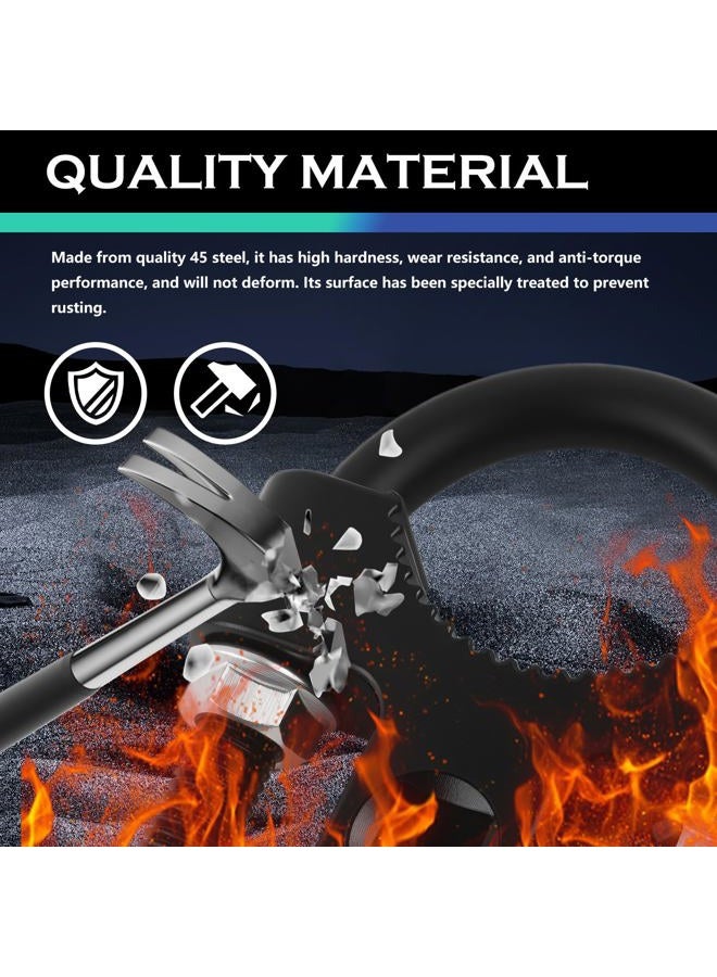 YGDMD 3/8" Drive Inner Tie Rod Removal Tool,U-Shaped Low-Profile Inner Tie Rod Tool with Non-Slip Teeth,Universal Ties Rods End Removals Tools Car Tools for Car Truck SUV - Image 3