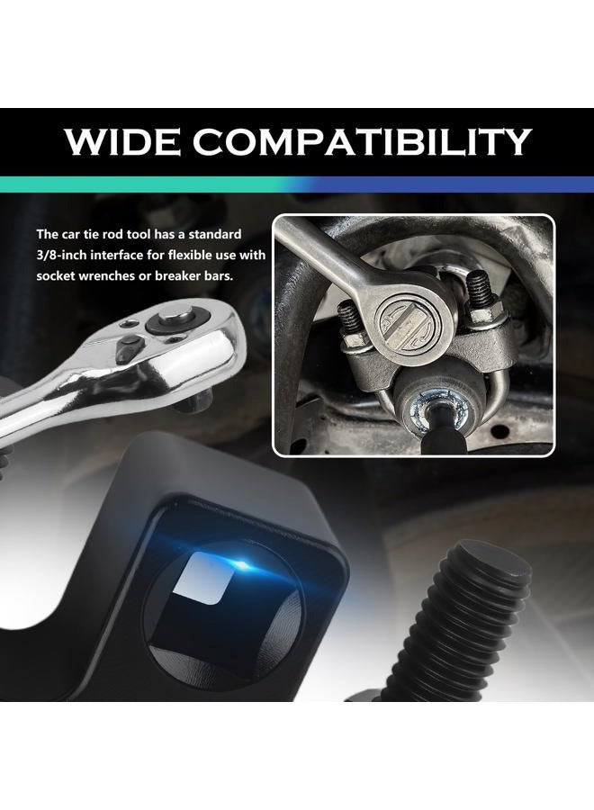 YGDMD 3/8" Drive Inner Tie Rod Removal Tool,U-Shaped Low-Profile Inner Tie Rod Tool with Non-Slip Teeth,Universal Ties Rods End Removals Tools Car Tools for Car Truck SUV - Image 5