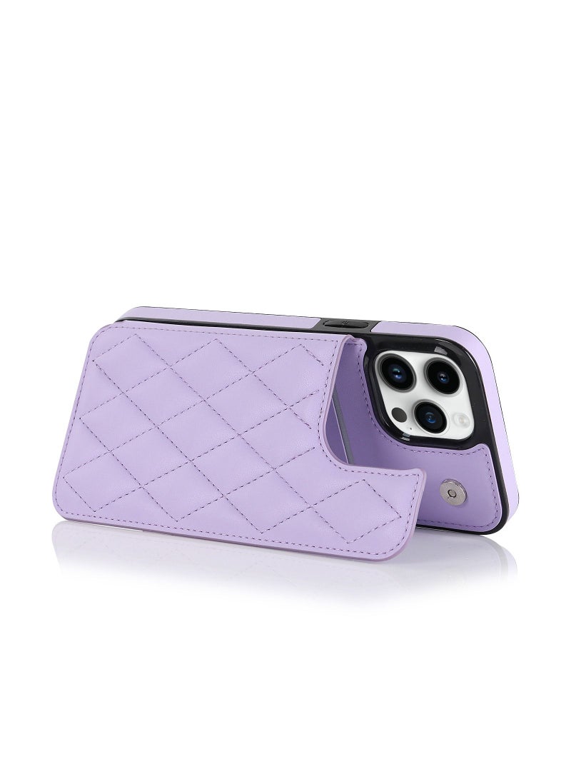 Suteni Back Cover Leather Card Slots Magnetic Back Phone Case for iPhone - Image 4