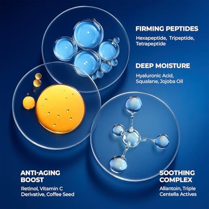 DIPSEVEN 6‑in‑1 Face Cream for Men: Daily Hydrating Anti‑Aging Moisturizer with Hyaluronic Acid & Niacinamide – Helps Smooth Fine Lines - Image 3