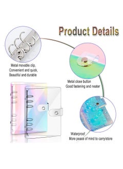 Gerenic 2 PCS A5 Soft PVC Notebook Binder, Refillable Paper PVC Binder, Clear Soft PVC Notebook Cover, Loose Leaf Personal Planner Binder  - Image 2