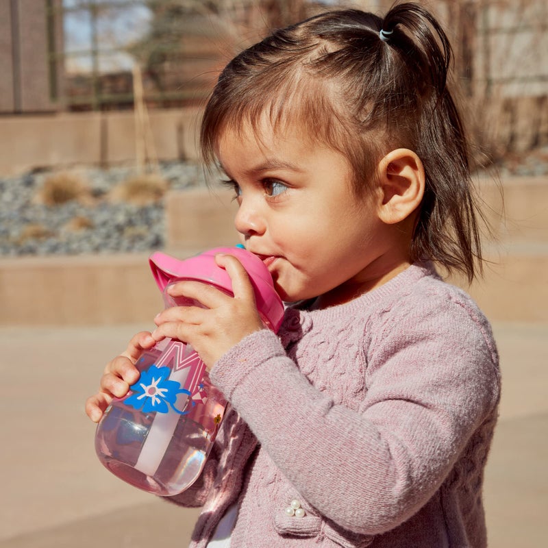 the FIRST years كوب شرب ميني ماوس للأطفال من ديزني - كوب شرب للأطفال بغطاء قابل للفتح - 18 شهرًا وما فوق - 10 أونصات - Image 4