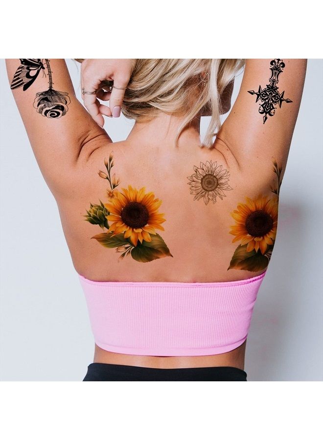 MECOLOUR Printable Temporary Tattoo Paper 5 sets 8.5"X11" for Inkjet printer DIY Image Transfer Decal Paper for Skin, For Celebrate Festivals, Parties, Birthday Bashes,New Year - Image 4