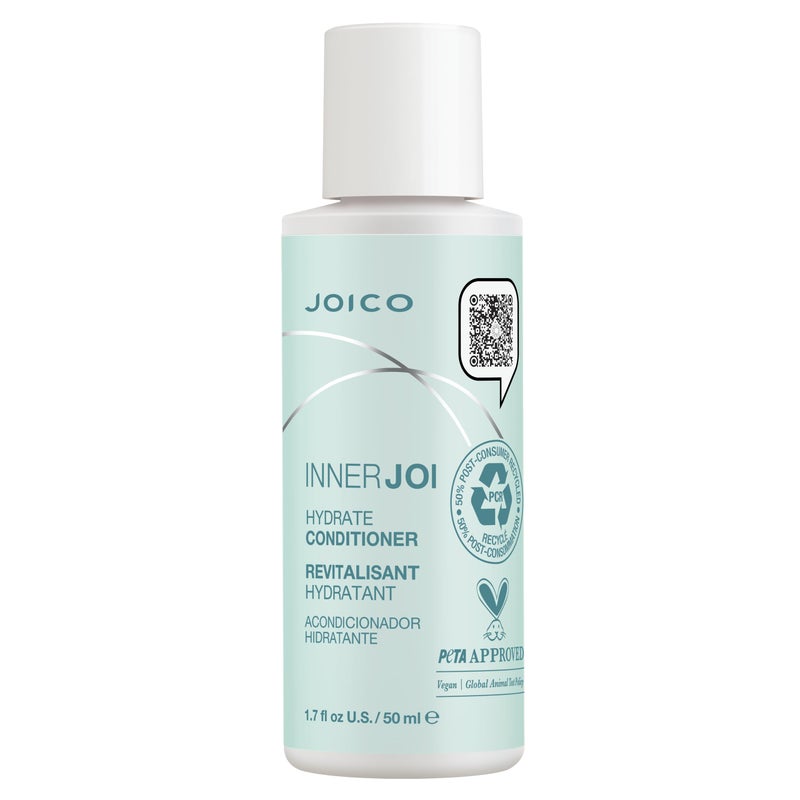 Joico InnerJoi Hydrate Conditioner | For Dry Hair & Scalp | Sulfate & Paraben Free | Naturally-Derived Vegan Formula | 1.7 oz - Image 1