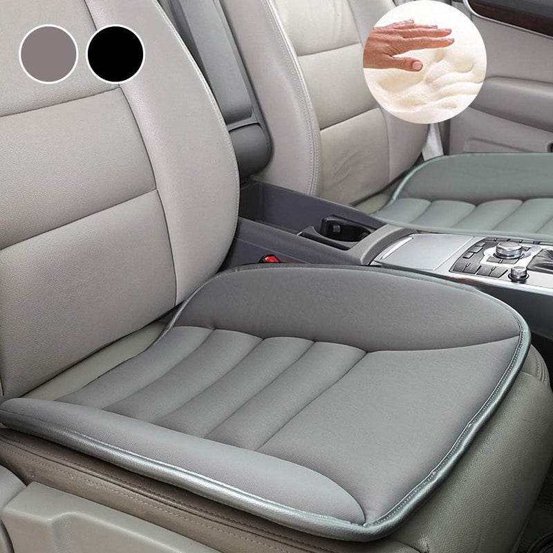 BIGANT Big Ant Memory Foam Car Seat Cushion - Soft Pad for Driver Comfort (Grey) - Image 1