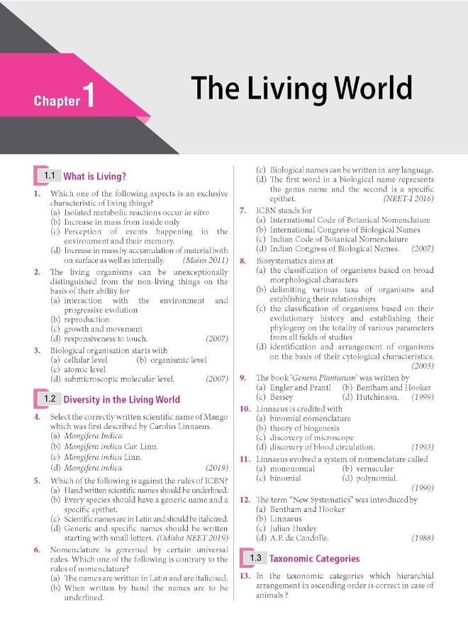 MTG 35 سنة أسئلة سابقة محلولة لامتحان NEET مع حلول موضوعية حسب الفصل - علم الأحياء لامتحان NEET 2023 من مجلس تحرير MTG - Image 2