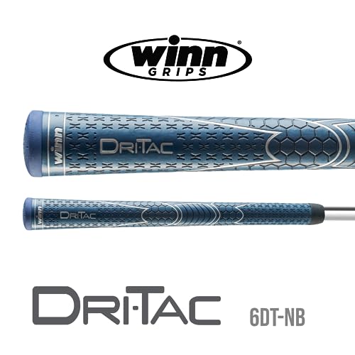 Winn قبضة جولف وين DRI-TAC متوسطة الحجم، غير قابلة للانزلاق ومريحة، تمتص الرطوبة، تمتص الصدمات، تقنية AVS، ضغط قبضة أخف، قابلية اللعب في جميع الأحوال الجوية، مادة بوليمر فاخرة - Image 2