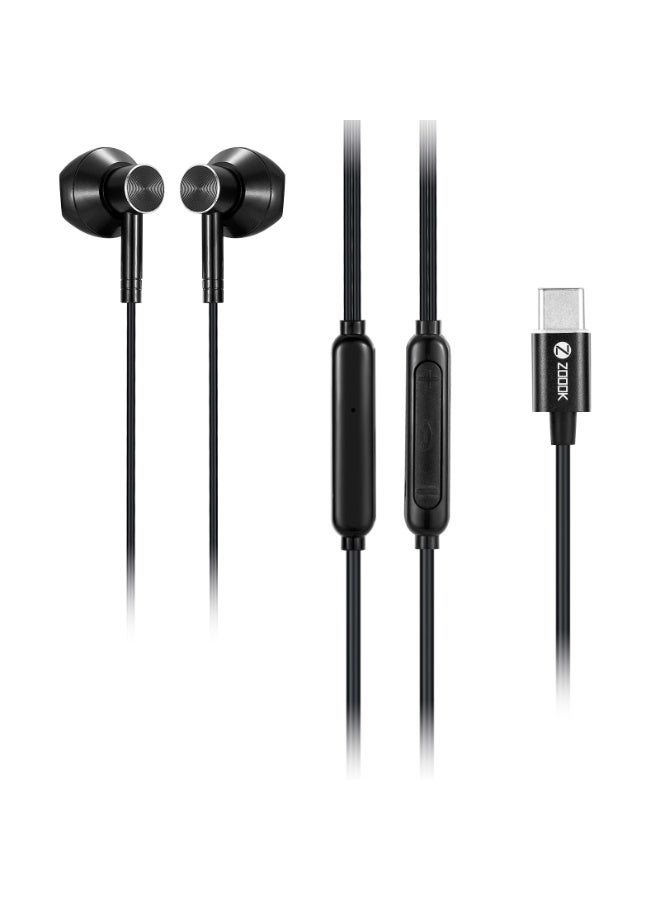 ZOOOK Type C Earphones, MFi Certified In-ear Headphones with Microphone USB C Wired Earphones, Button Control, Compatible for iPhone 16 Pro Max/Plus/Pro/16, Samsung S25/S24/S23/S22 Ultra, Redmi Note - Image 1