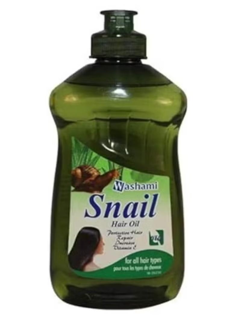 Snail oil for hair