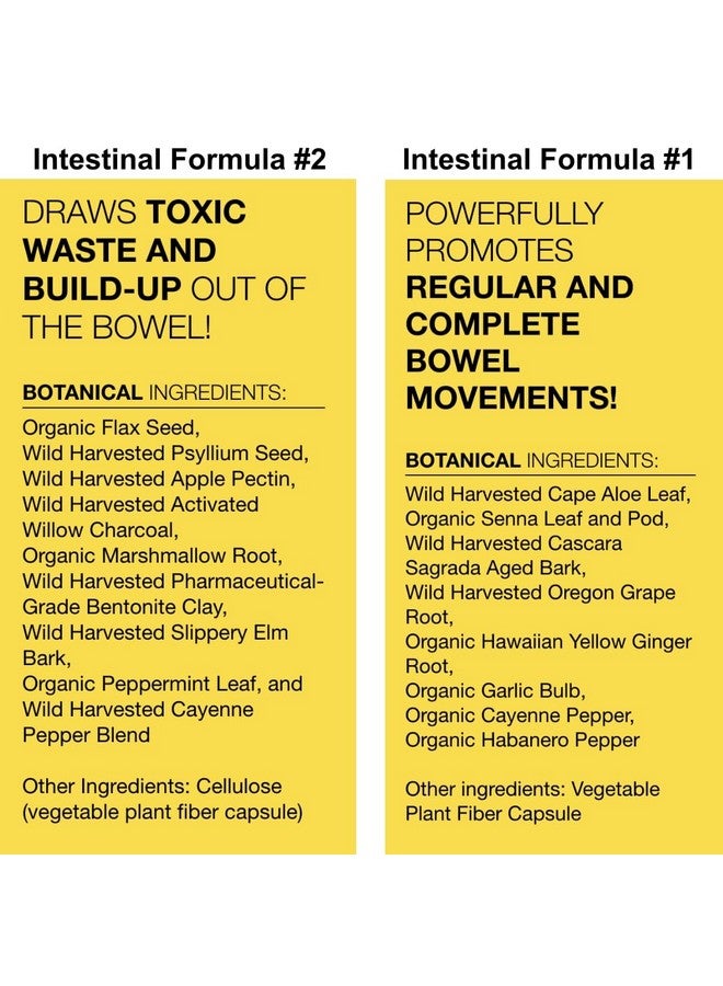 Dr. Schulze's Intestinal Formula #2 (8 Ounces) and Intestinal Formula #1 Capsules (90 Capsules) - Organic Herbal Supplements - Image 4