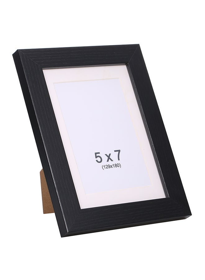 NIBEMINENT Wooden Photo Frame Black 130 x 90mm - Image 1