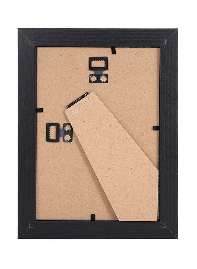 NIBEMINENT Wooden Photo Frame Black 130 x 90mm - Image 2