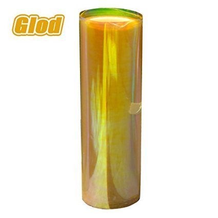 F & B LED LIGHTS LED LIGHT 12 by 48 inches Self Adhesive Shiny Chameleon Headlights Tail Lights Fog Lights Film Sheet Sticker, Tint Vinyl Film (12 X 48 Bright Golden) - Image 2