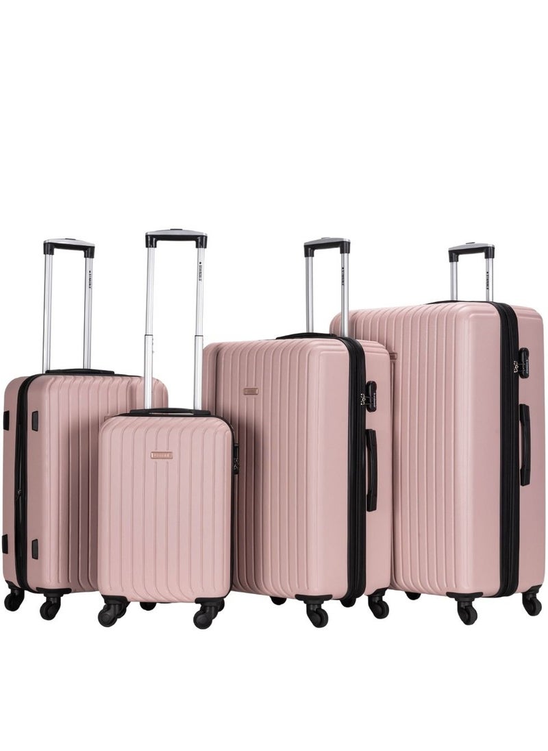 Stargold - Suitcase Set of 4 PCS ABS Hardside Travel Luggage Bag - Image 1