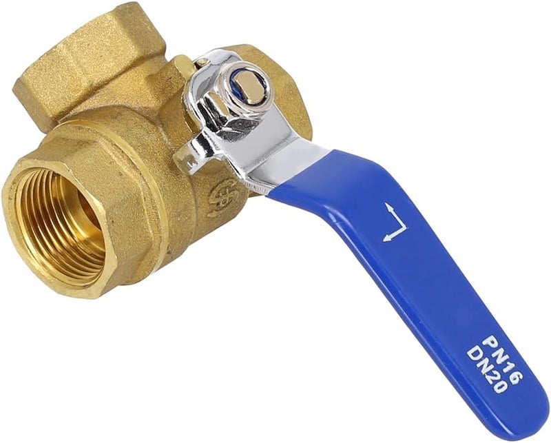 DN15 T Type 3 Way Brass Ball Valve Manual Lever L T Bore 1 6MPa for Water Oil Gas - Image 4