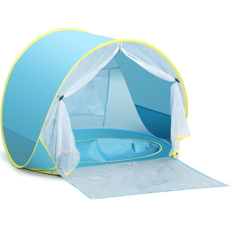 Senodeer Baby Beach Tent, Pop Up Play Tent for Infants, UV Protection Sun Shelter for Toddlers, Infant Portable Sun Shade - Image 1