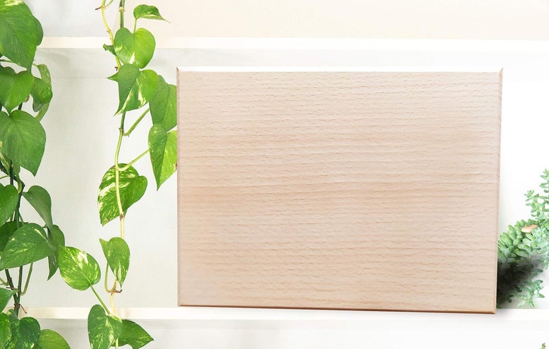 GFTBX BeechWood Plain Wooden Board for Craft , Art, Painting, DIY, Carving, Decoupage or Engraving | Wooden Planks | Wood Board | Wooden pieces for Craft | Hard Board for Craft | Wood Sheet (10x8 In, Blank) - Image 1