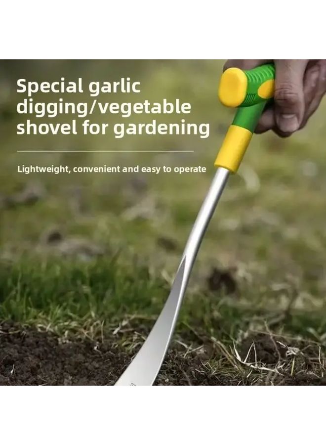 1 قطعة من مجرفة الحديقة الثقيلة من الفولاد المنغنيزي بمقبض مريح - Image 2