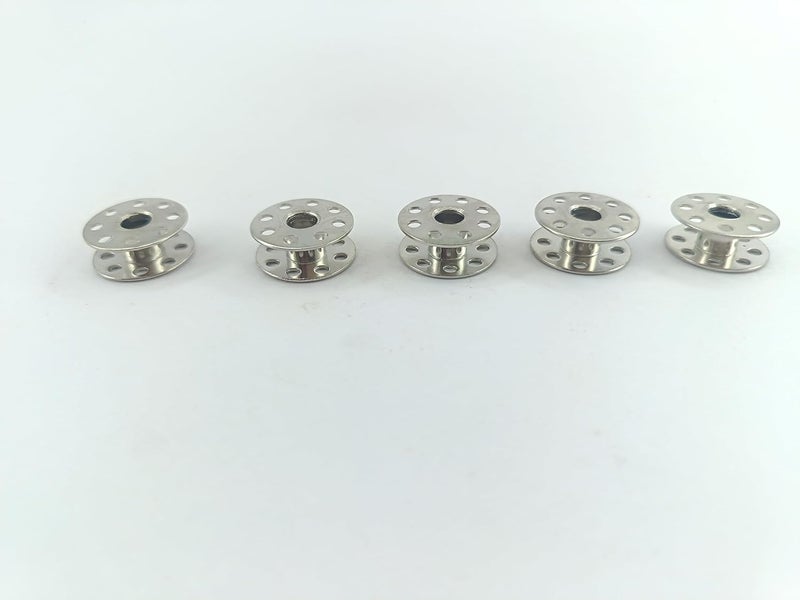 advancedestore advancedestore Pack of 10 Whole Bobbins Steel Bobbins Big Sewing Machine Bobbins Plain Bobbins Steel Boobins Thread Bobbins - Image 2
