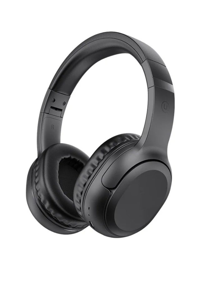 Usams سماعات رأس فوق الأذن متوافقة مع بلوتوث 5.3 تدوم حتى 40 ساعة من عمر البطارية - Image 1