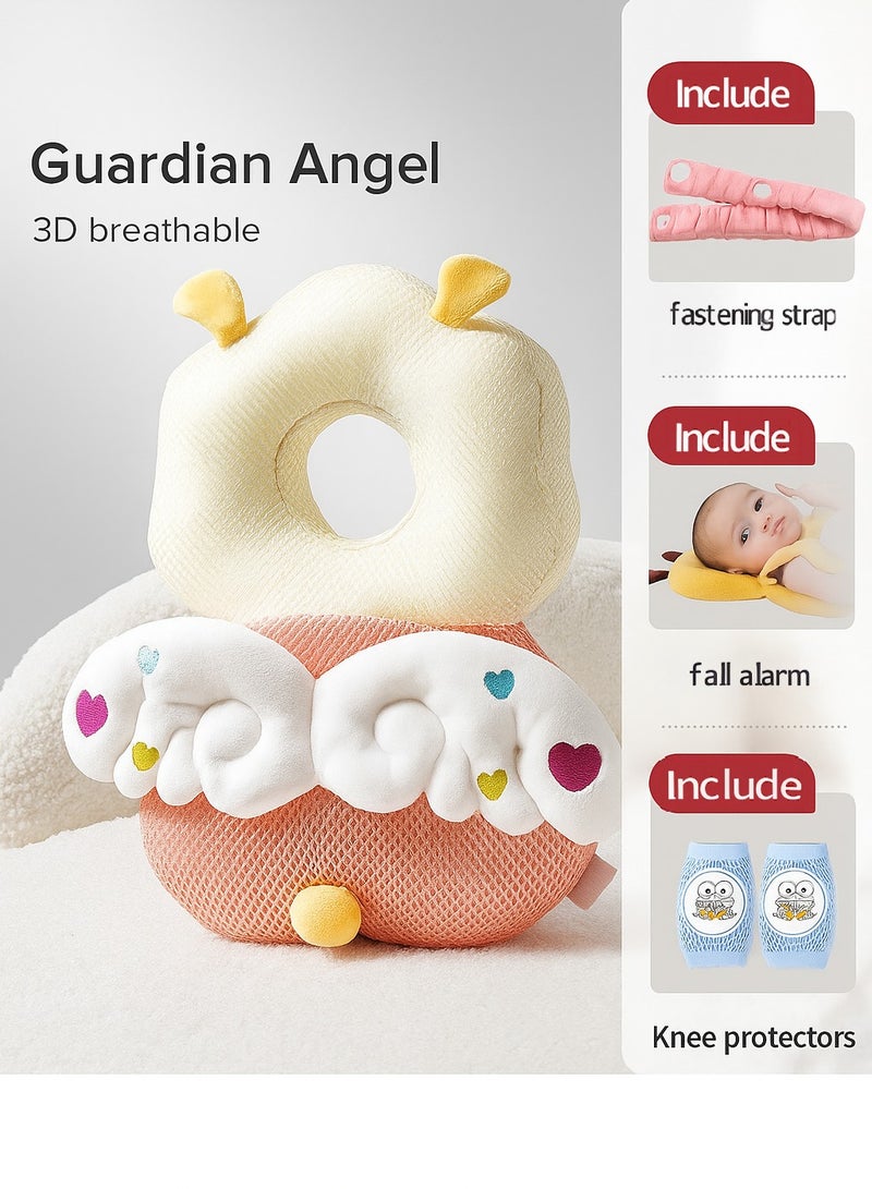 Baby Head Protection Pillow, Infant Walking Safety Cushion Backpack -- Angel Style  - Image 1