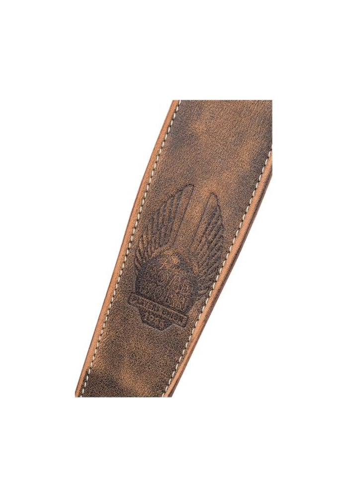 Fender Road Worn Leather Guitar Strap - Brown - Image 2