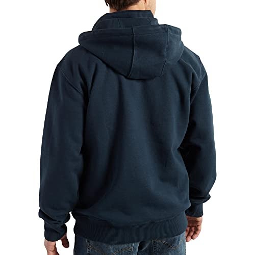 Carhartt mens Rain Defender Paxton Heavyweight Hooded (Big & Tall) athletic sweatshirts, New Navy, 3X-Large Tall US - Image 2