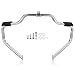 MoKitDora Touring Engine Guard Highway Rail Mustache Crash Bar 125 Fat for Harley 2009up Road King Street Electra Glide and Trike Models Chrome - Image 2