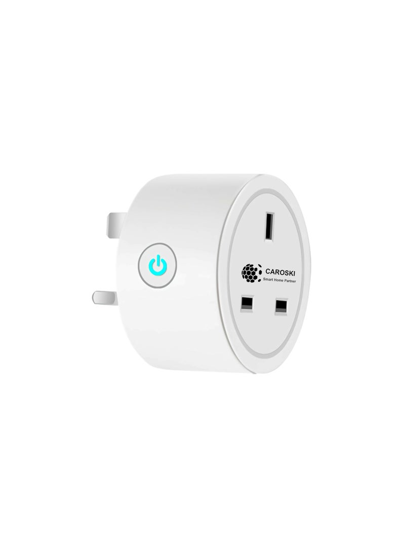 CAROSKI - Wifi Smart Plug Smart Socket for Smart Home Compatible with Voice Assistant Alexa and Google Home comes with Remote and Voice Control Pack of 2 - Image 1