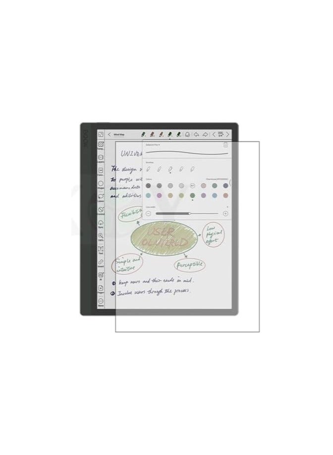 عام 2 واقي شاشة مجمد متوافق مع Onyx Boox Ultra C Pro 10.3 بوصة ورق خفيف الوزن مضاد للتوهج مغطى بالأغشية المجمدة - Image 1