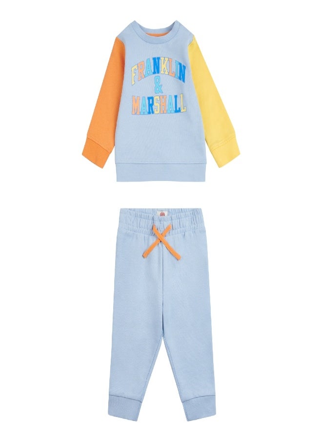 Franklin and Marshall Boys Baby and Toddler Multi Colour Arch Sweatshirt and Joggers Set - pzsku/Z9B10F05176D6EA6FD42DZ/45/_/1710493187/36f26c76-02f4-4eb4-9988-34d0132ed773