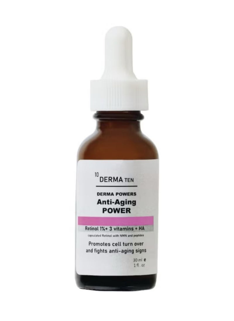 DERMA TEN - Retinol Derma Ten Anti Aging Power Serum - Image 1
